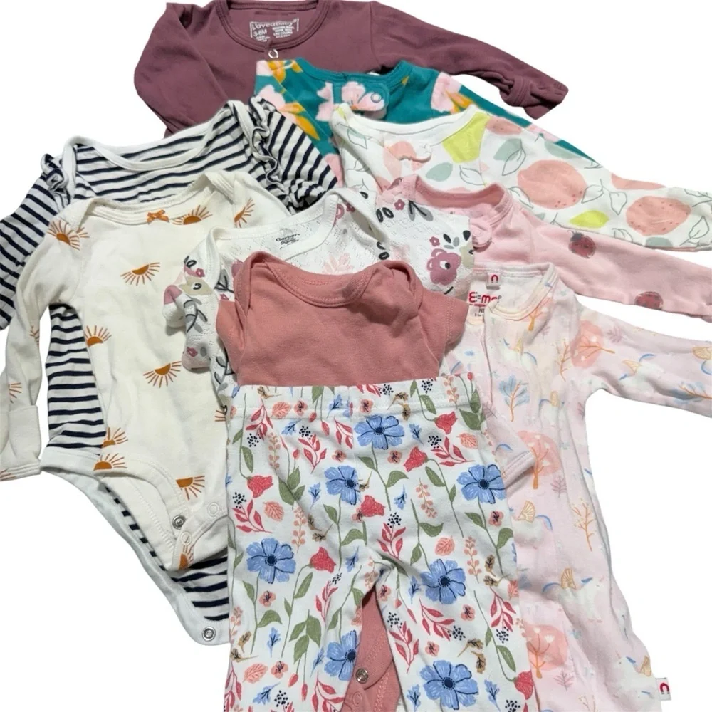 Baby Girl Floral & Pastel bundle - 10pc